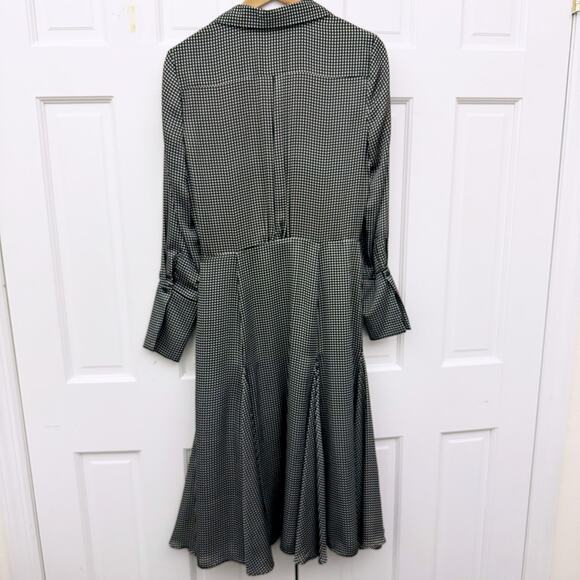 Equipment Bancort Belted Checked Crepe De Chine Shirt Dress - Picture 9 of 12